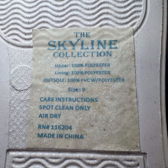 The Skyline Collection Slip-on‎ Shoes Women's Size 9 Multi-Color Floral Low Top - Picture 9 of 9